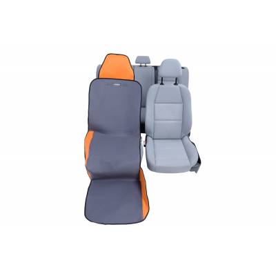 Mata samochodowa – Kardimata Activ na przedni fotel, popielato pomarańczowa